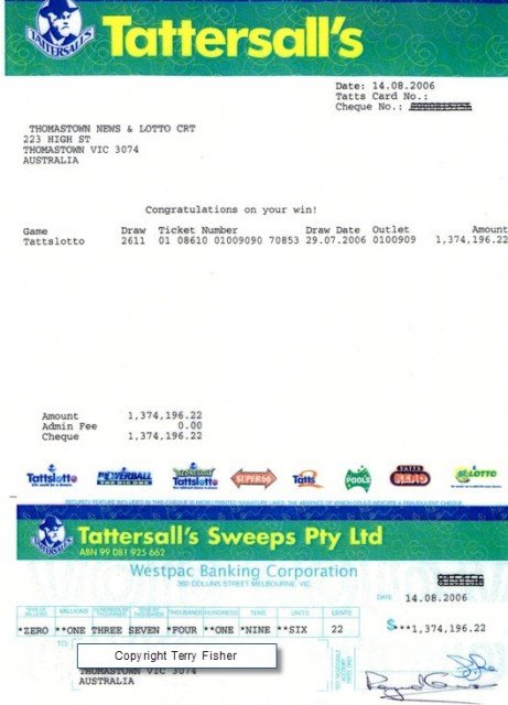 winning lottery numbers check