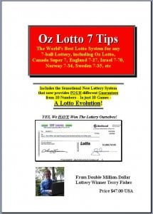 Winning Lotto Numbers Book