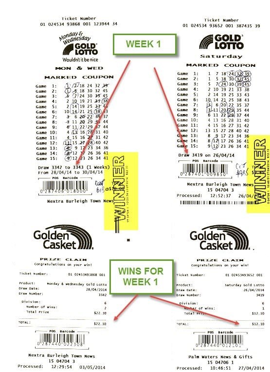 Winning Lotto Tickets Week 1