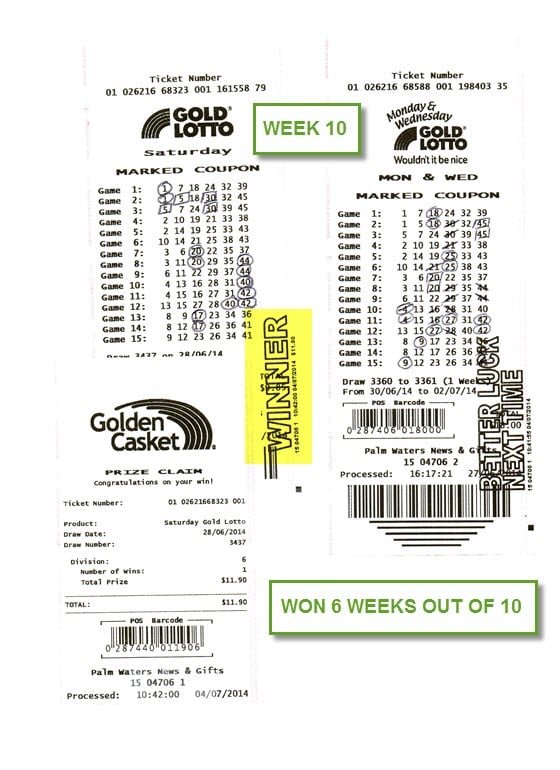 winning lotto tickets week 10